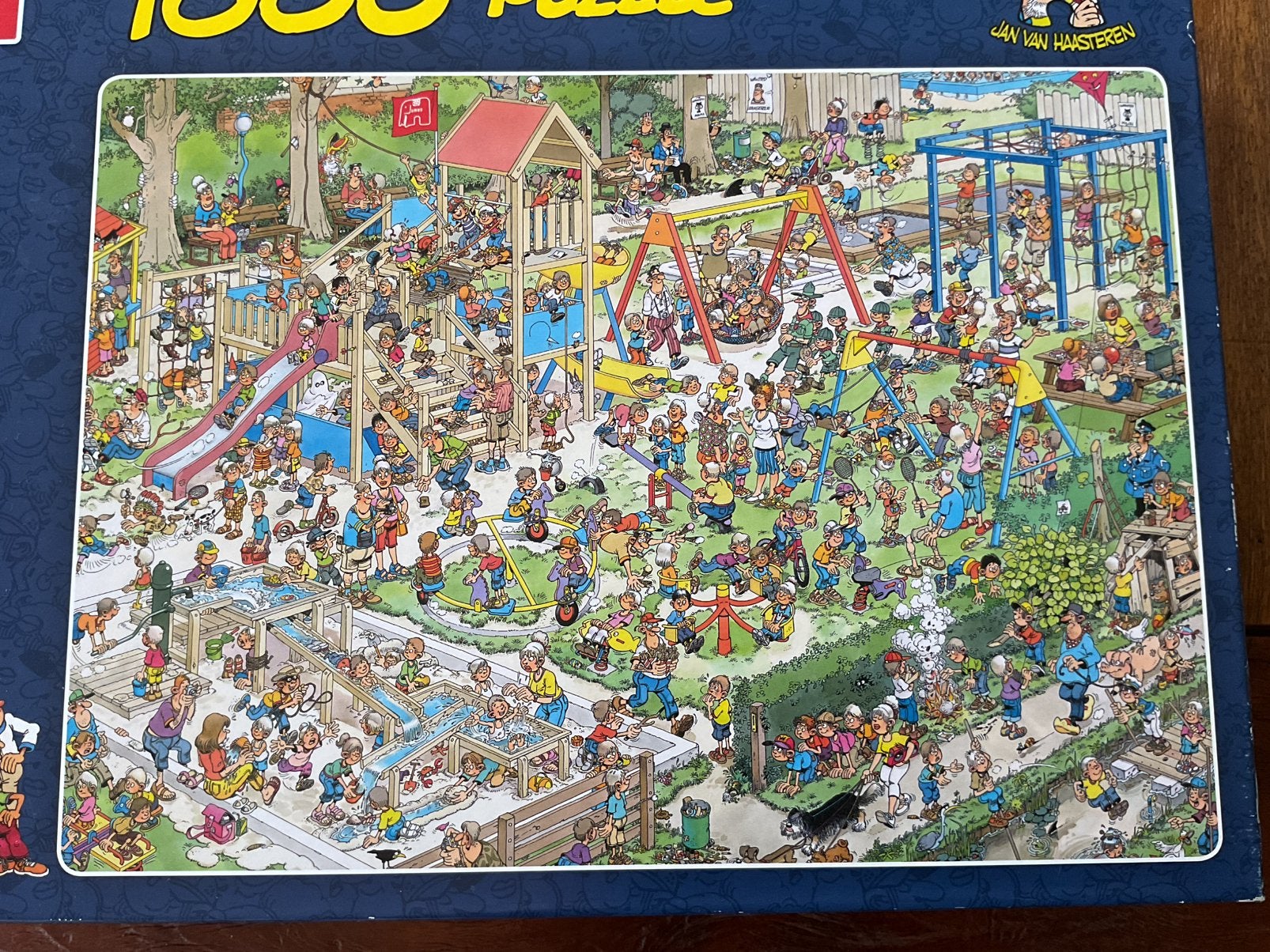 De speeltuin. Jan van Haasteren., Ophalen of Verzenden, 500 t/m 1500 stukjes, Zo goed als nieuw