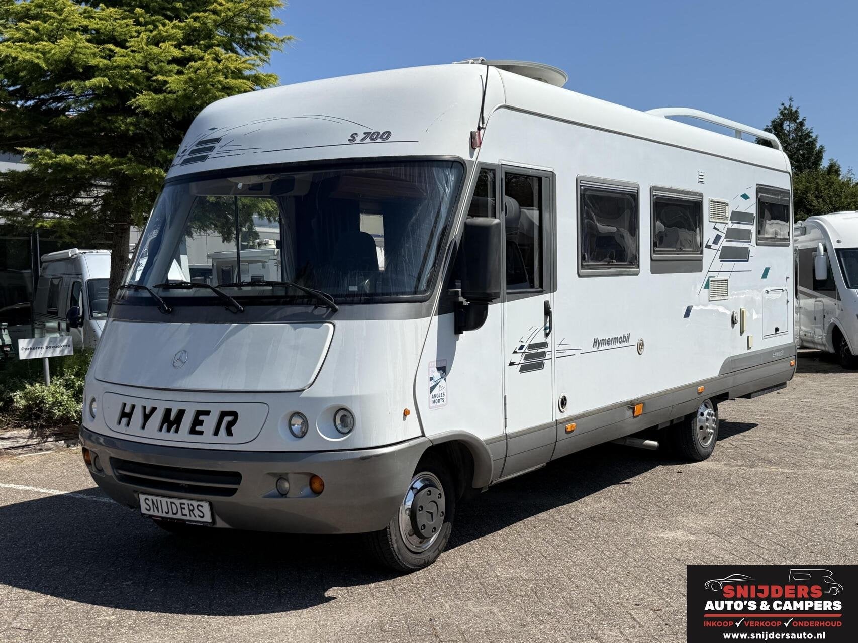 Hymer mercedes S700 automaat, Caravans en Kamperen, Campers, Dakluik, 7 tot 8 meter, Bedrijf, Diesel