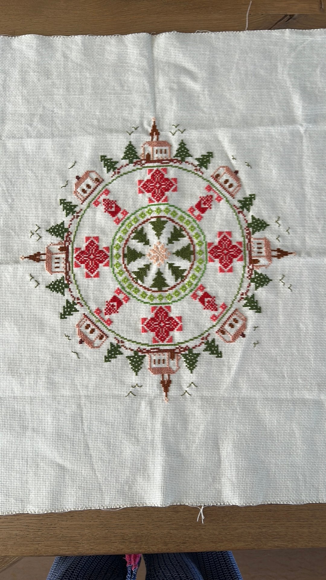 Mooi kerst borduurwerk, Ophalen of Verzenden, Nieuw