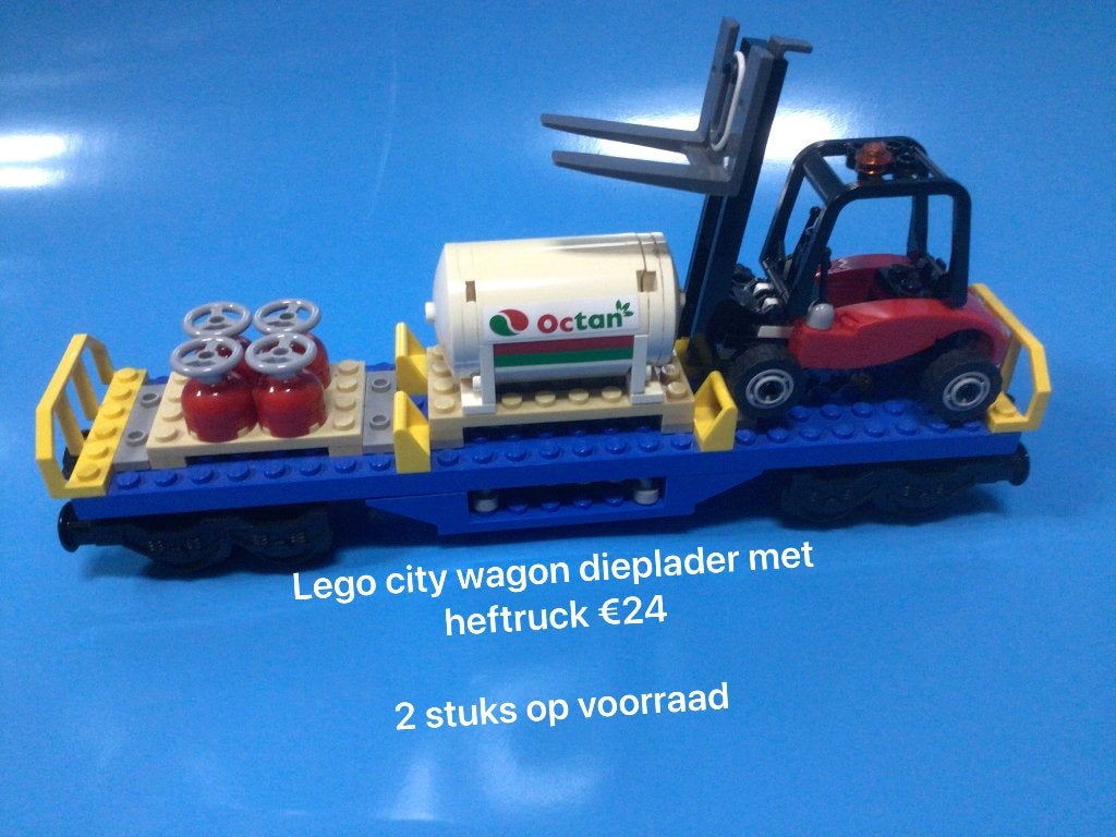 lego city wagons treinen seinhuisje rails, Ophalen of Verzenden, Zo goed als nieuw