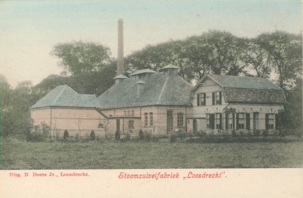 Ansichtkaart Loosdrecht, Stoomzuivelfabriek ,,Loosdrecht".., Verzamelen, Ophalen of Verzenden, Voor 1920, Ongelopen, Noord-Holland