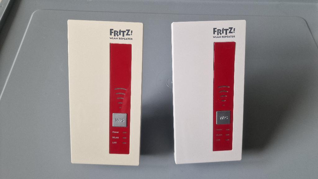 2x Fritz! WLAN Repeater 1750E, Computers en Software, WiFi-versterkers, Gebruikt, Ophalen of Verzenden