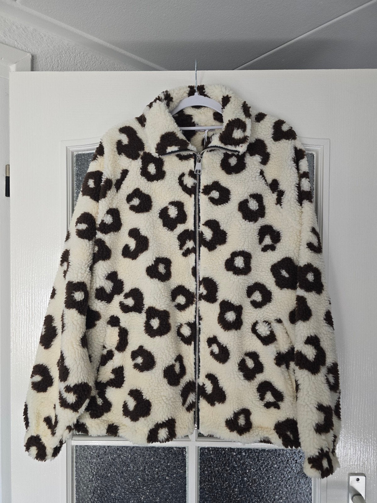 nieuw jas teddy beige bruin 42 44 46, Ophalen of Verzenden, Nieuw, Maat 42/44 (L), Beige