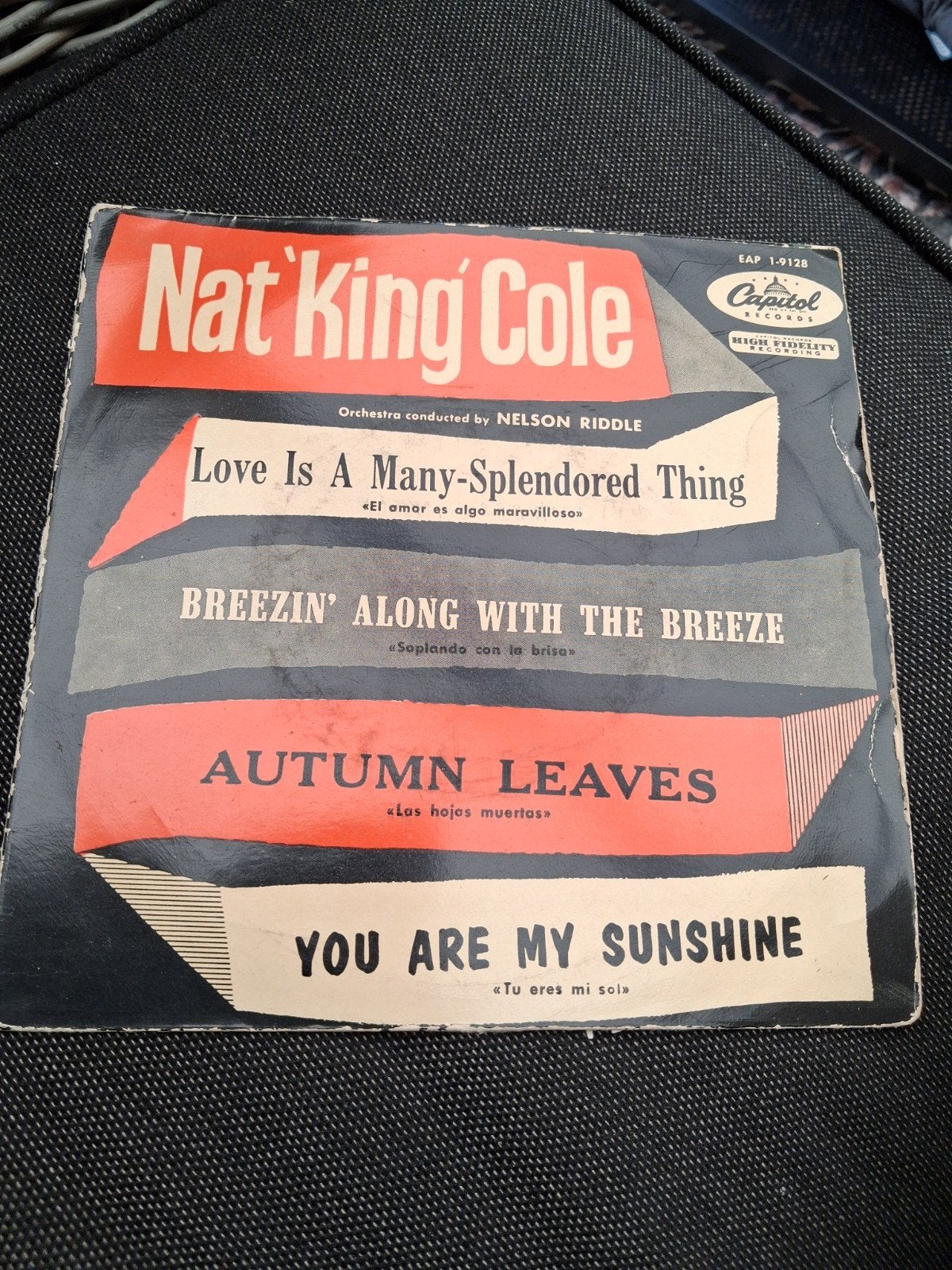 Nat King Cole - Love Is A Many-Splendored Thing EP, Originele persing, Ophalen of Verzenden, Gebruikt, 7 inch