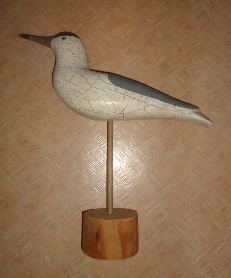 Beeld/houtsnijwerk vogel, Ophalen of Verzenden, Gebruikt, Dier
