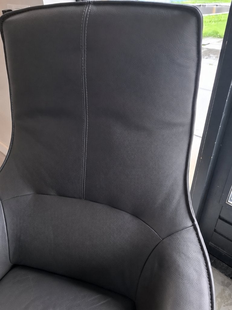 Als nieuw Gealux Twinz relaxfauteuil leer + accu, Ophalen, Zo goed als nieuw, Xxx, 75 tot 100 cm