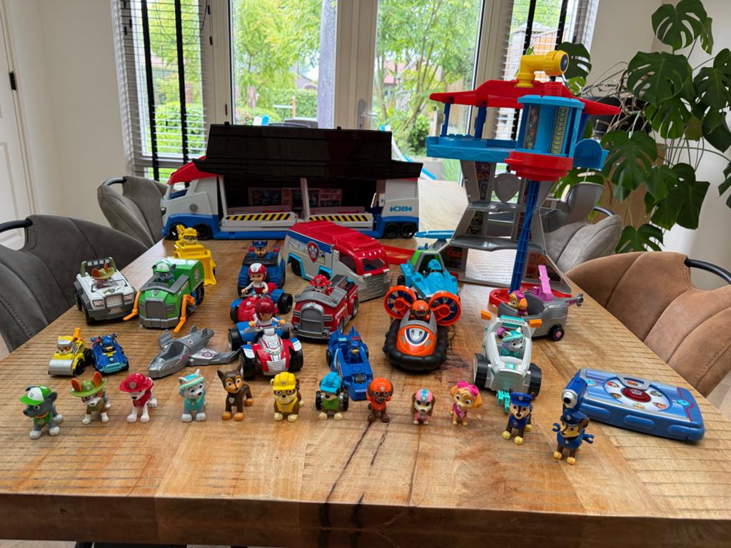 Grote PAW Patrol Verzameling: Voertuigen, Toren & Pups, Kinderen en Baby's, Speelgoed | Actiefiguren, Ophalen, Gebruikt