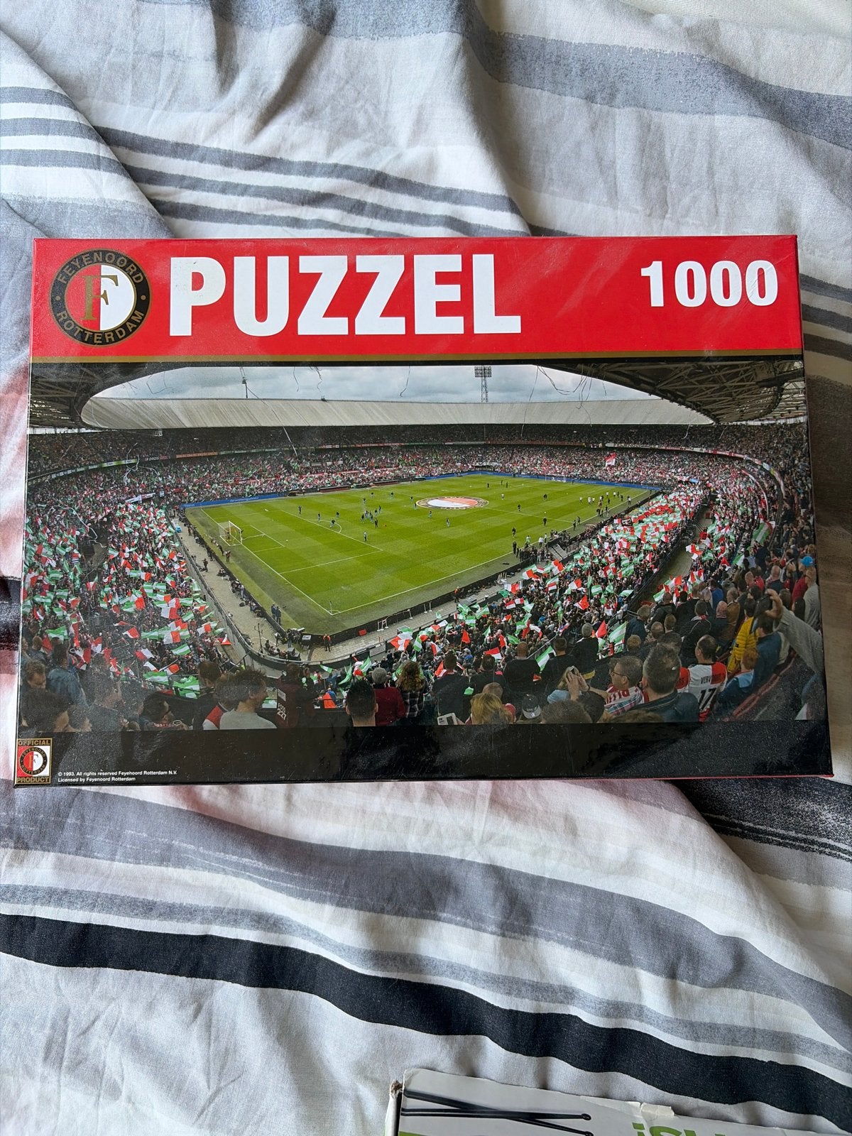 Feyenoord Stadion Puzzel 1000 stukjes, Ophalen, 500 t/m 1500 stukjes, Zo goed als nieuw, Legpuzzel