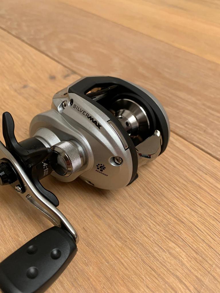 Nieuwe Abu Garcia Silver Max LH reelmolen, 6 lagers, Watersport en Boten, Hengelsport | Roofvissen, Abu garcia, Molen, Nieuw, Ophalen of Verzenden