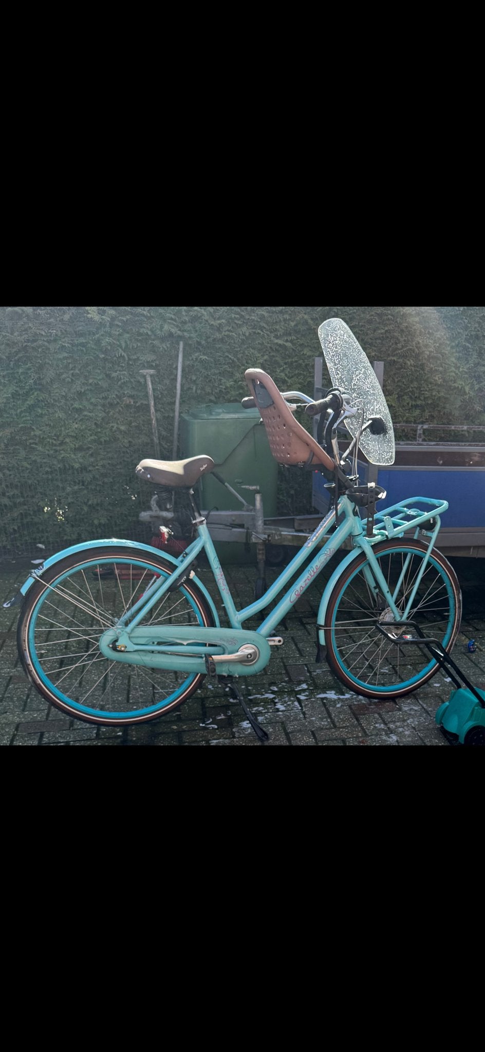 Gazelle 28 inch met 7 versnellingen en kinderzitje, Ophalen, Gebruikt, Gazelle, Versnellingen