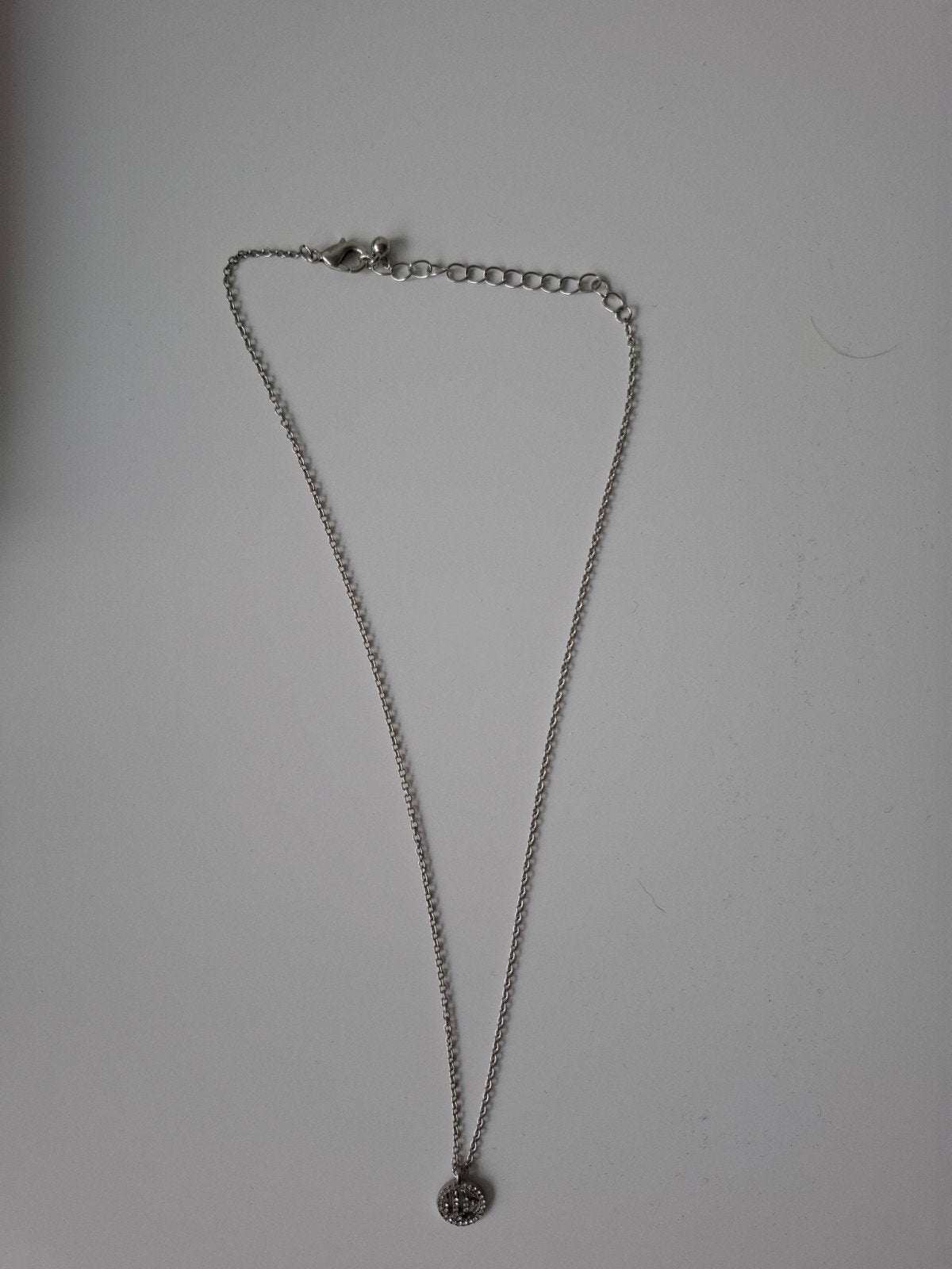 Zilveren ketting sterrenbeeld Maagd Lucardi, Verstelbaar, Ophalen of Verzenden, Zo goed als nieuw, Zilver