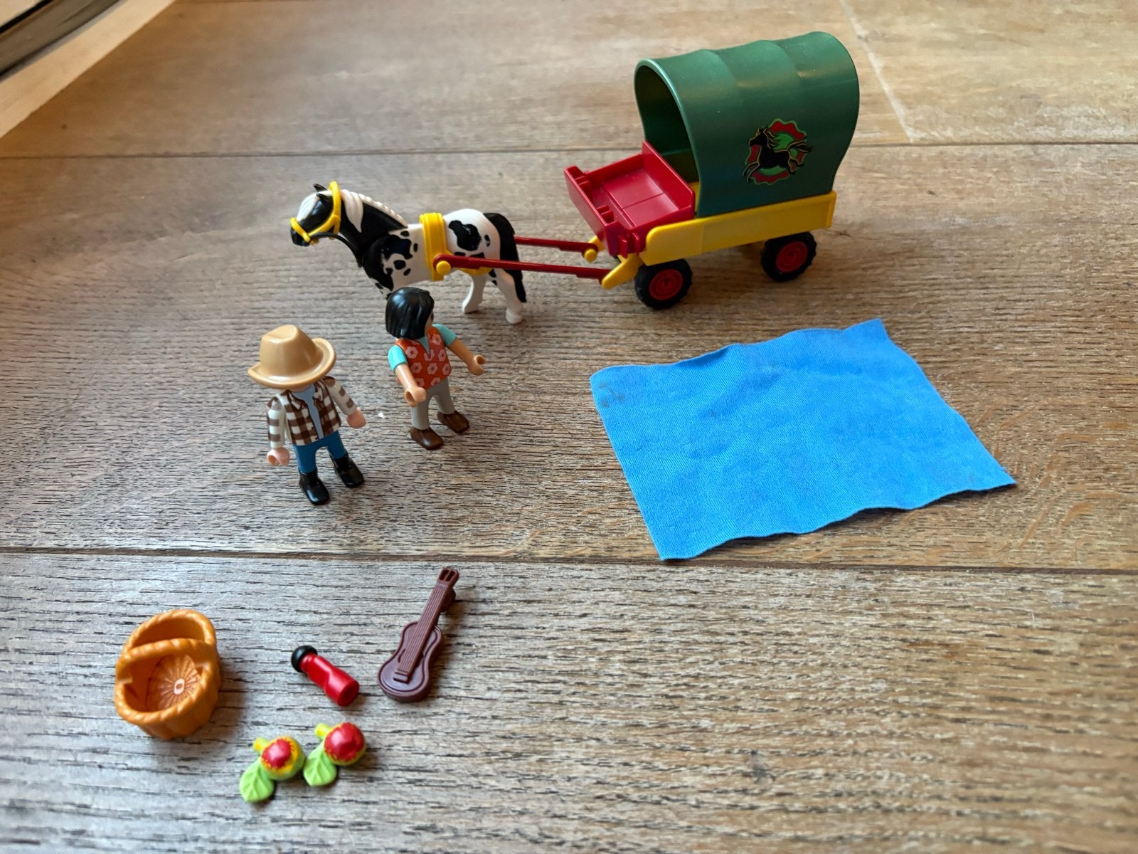 Playmobil Huifkar (6948) - Compleet!, Complete set, Voertuig, Ophalen of Verzenden, Zo goed als nieuw