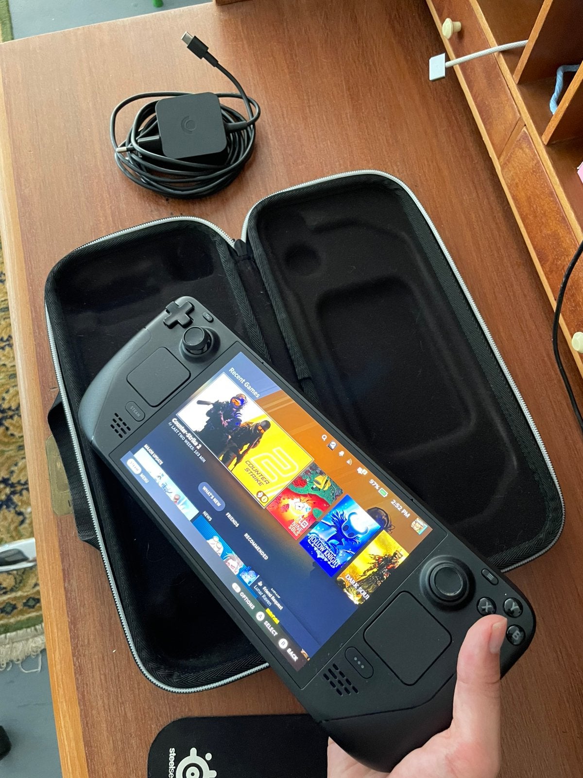 Steam Deck OLED 512 GB, Spelcomputers en Games, Ophalen, Valve, Zo goed als nieuw