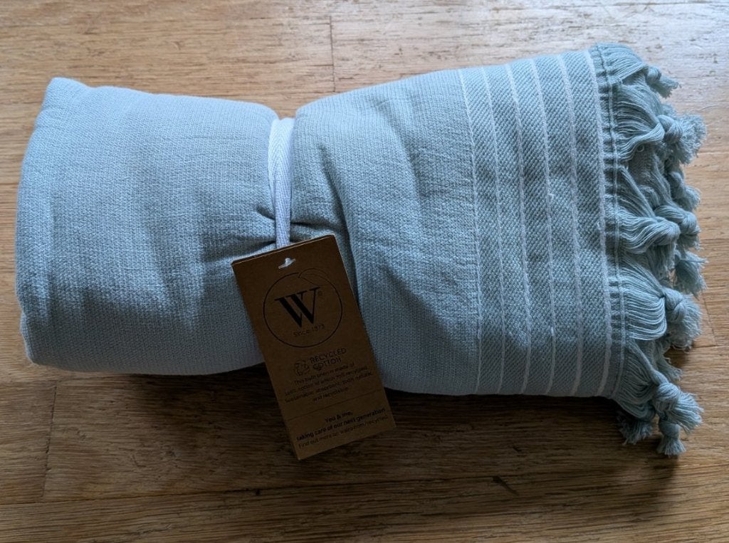 Nieuwe Walra mintgroene hamam handdoek, Overige merken, Handdoek, Nieuw, Ophalen of Verzenden