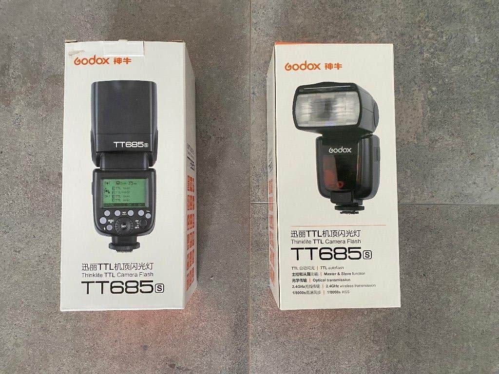 Godox TT685S voor Sony Reportageflitser (+ Extra's), Audio, Tv en Foto, Fotografie | Flitsers, Externe flitser, Ophalen of Verzenden