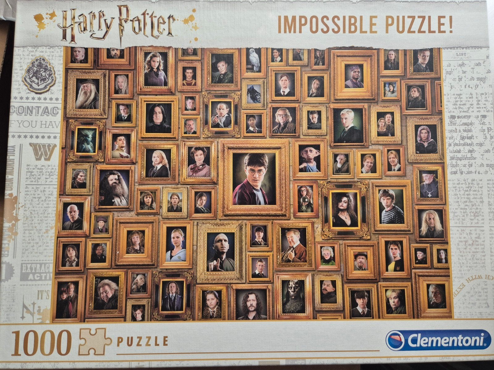 Harry Potter Clementoni Impossible Puzzel 1000 stukjes, Ophalen, 500 t/m 1500 stukjes, Zo goed als nieuw, Legpuzzel
