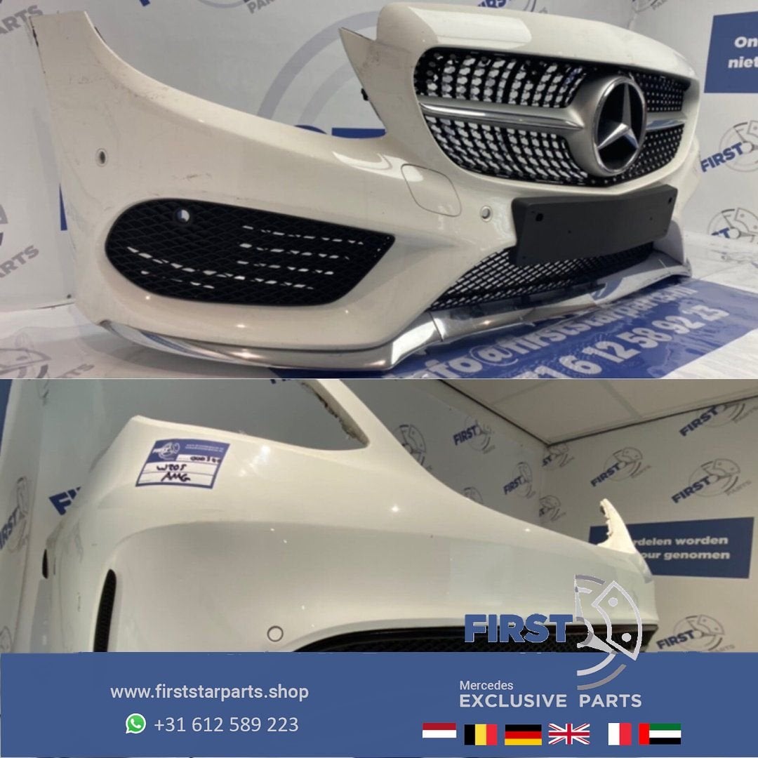 W205 SEDAN AMG BODY KIT WIT C KLASSE VOOR + ACHTER BUMPER or, Gebruikt, -, Ophalen of Verzenden, Bumper