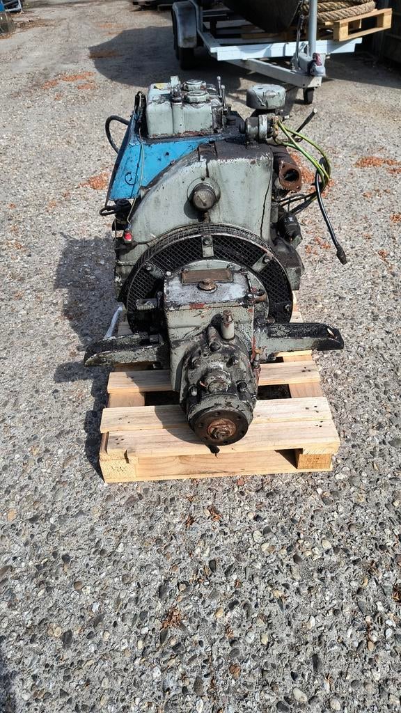 Lister Diesel 2cil 19,5pk, Doe-het-zelf en Verbouw, Motoren, Ophalen, Gebruikt, Dieselmotor, .
