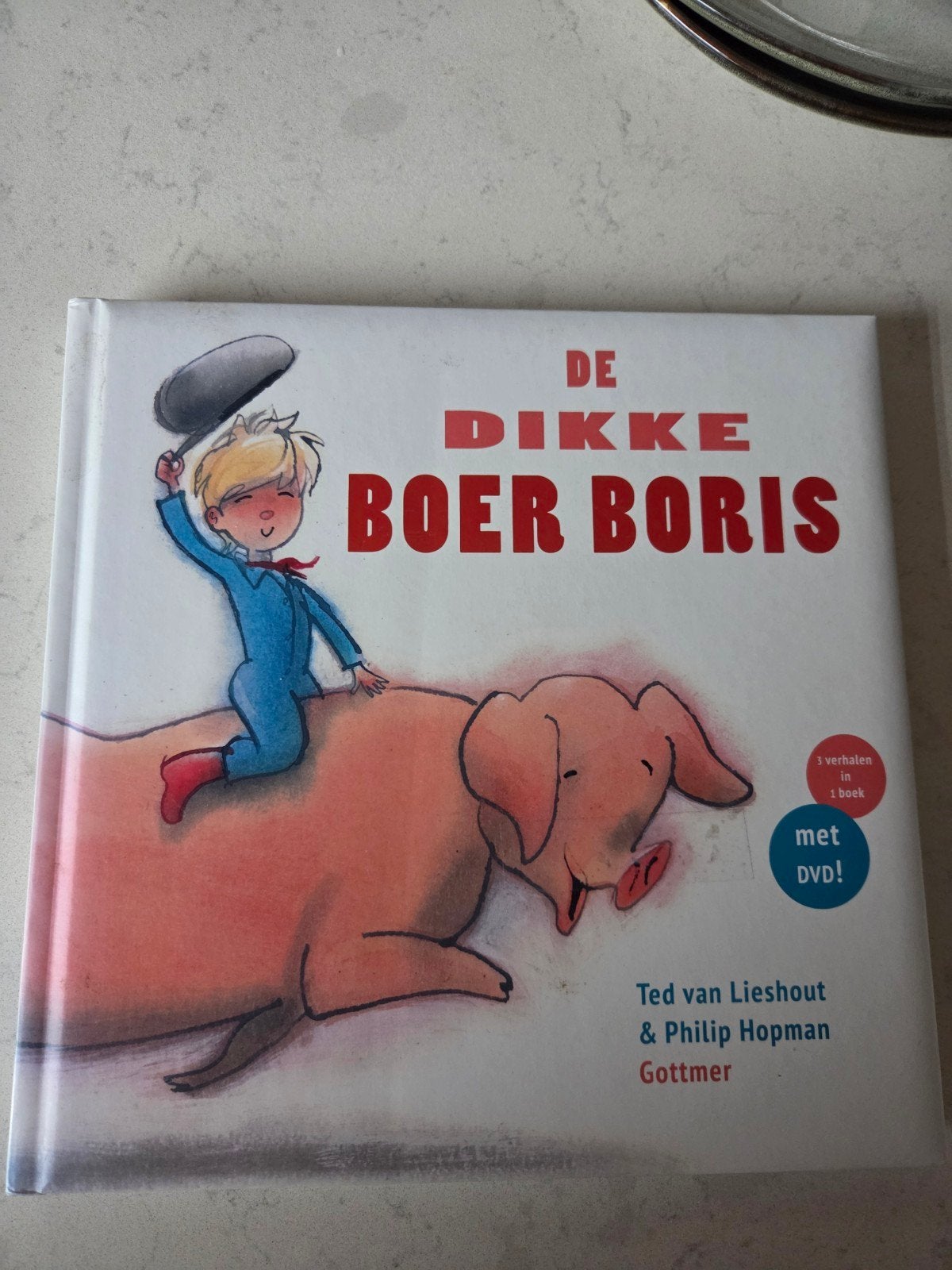 De Dikke Boer Boris - Met dvd, Boeken, Ophalen of Verzenden, Zo goed als nieuw, 3 tot 4 jaar