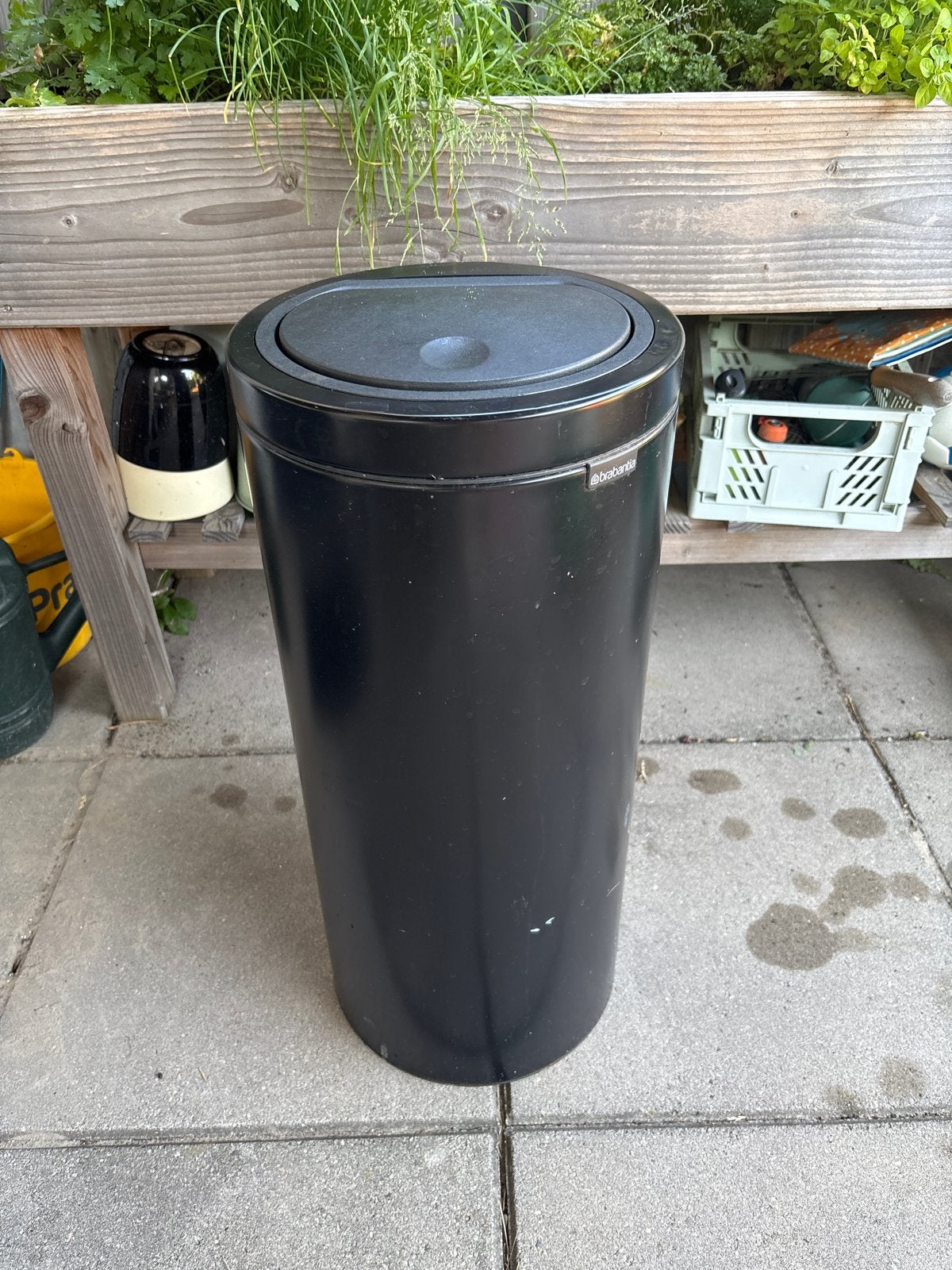 Brabantia prullenbak softclose 30 liter, 30 tot 40 liter, Ophalen, Gebruikt, Metaal