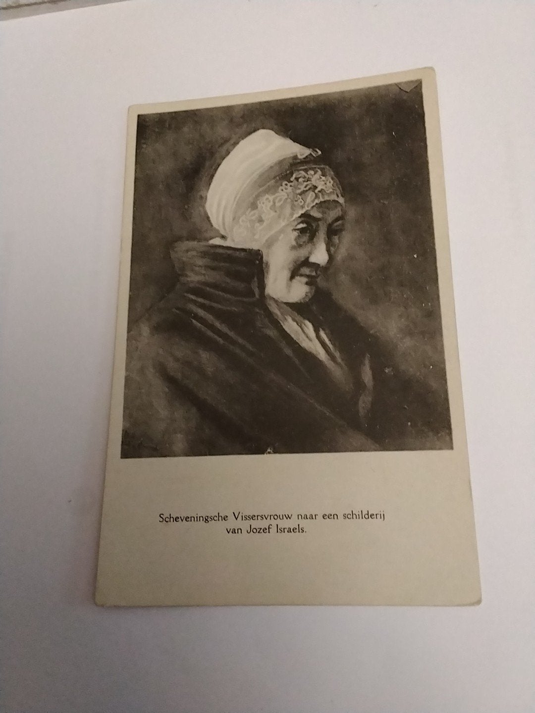 Scheveningse Vissersvrouw - Jozef Israëls Ansichtkaart, Verzamelen, Ansichtkaarten | Nederland, Ophalen of Verzenden, Voor 1920
