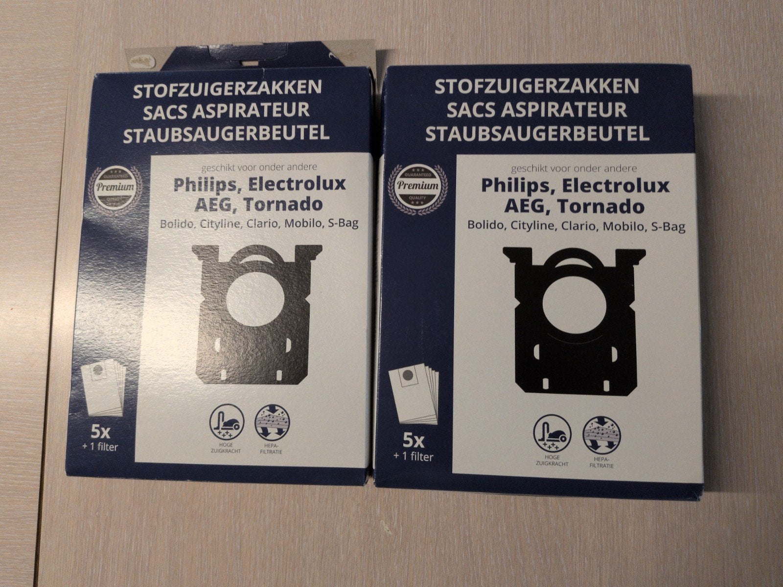 Stofzuigerzakken Philips, Electrolux, AEG, Tornado (2 dozen), Ophalen of Verzenden, Nieuw, Stofzak, Overige merken
