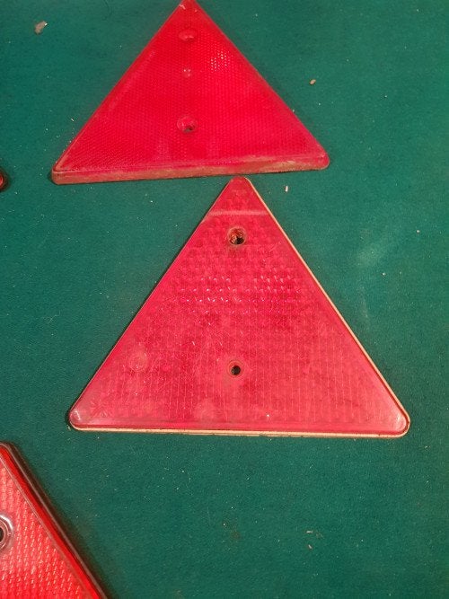 reflector driehoek 5 stuks, Ophalen of Verzenden, 'T Olde Gre-j, Info@toldegrej.nl, Endepoelstraat 20f Didam