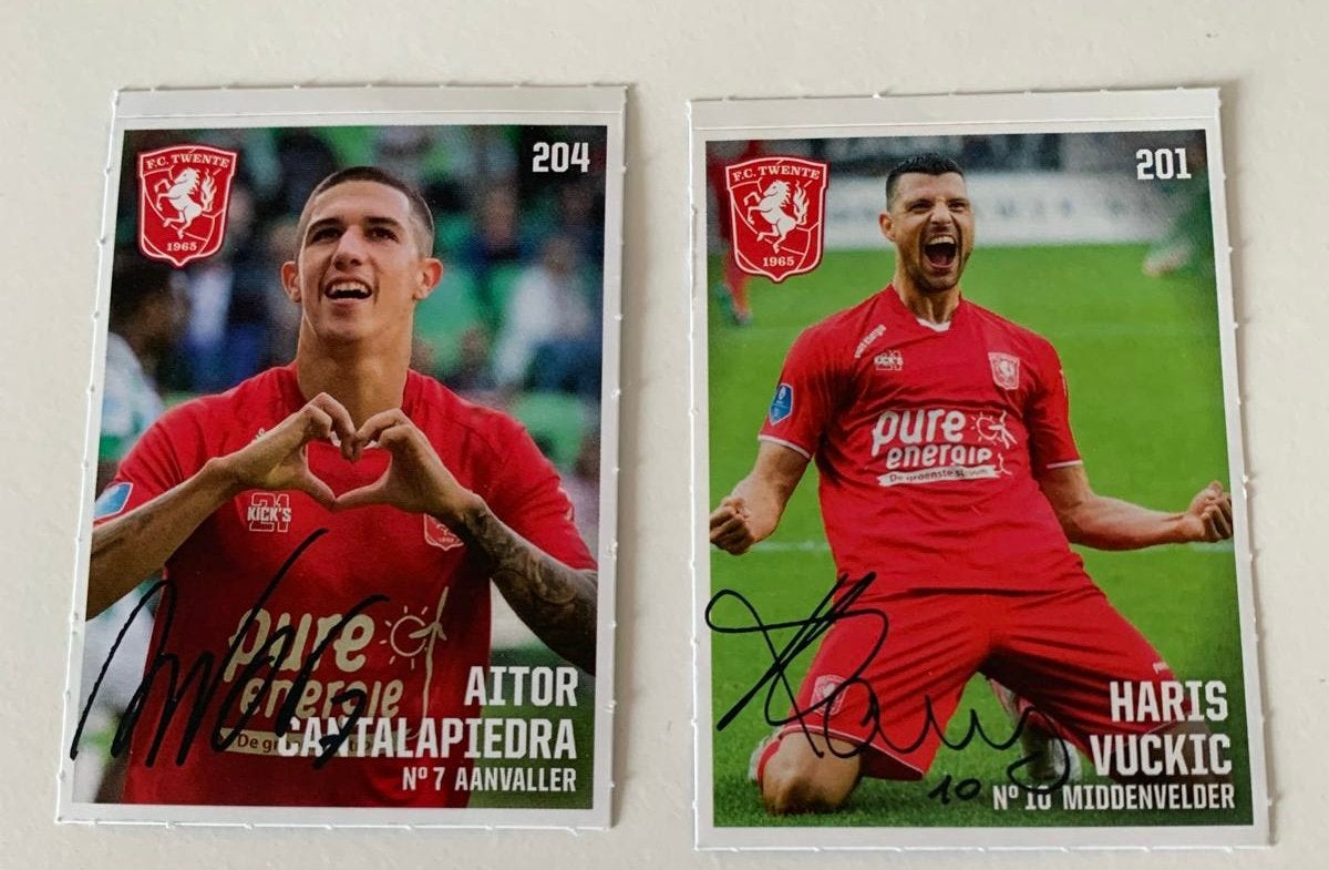 AH Voetbalplaatjes FC Twente eredivisie 2018 2019 stickers, Ophalen of Verzenden, Zo goed als nieuw, Poster, Plaatje of Sticker