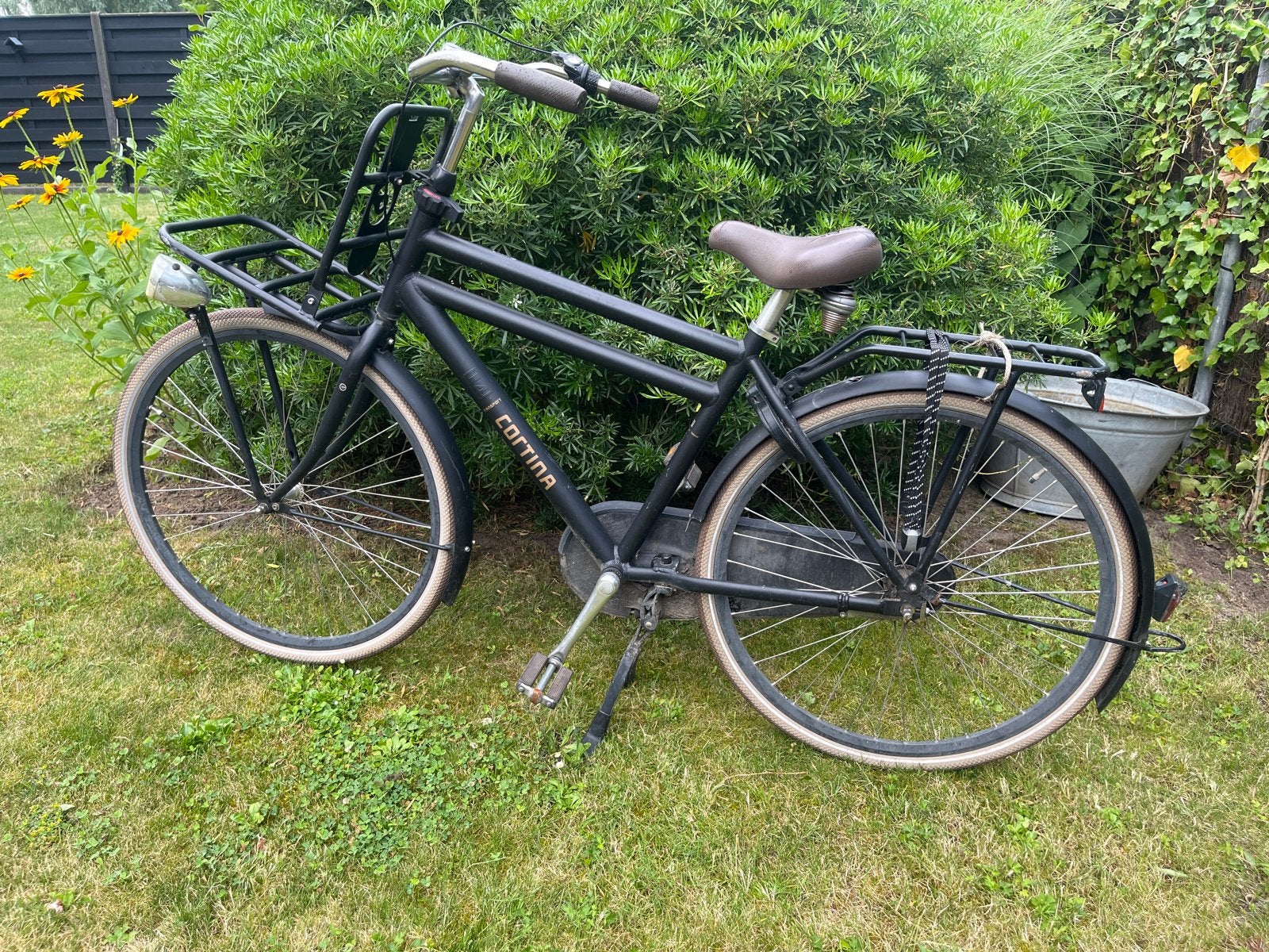 Cortina Transportfiets - Zwart, Gebruikt, Fietsen en Brommers, Ophalen of Verzenden, Gebruikt, Overige merken, Versnellingen