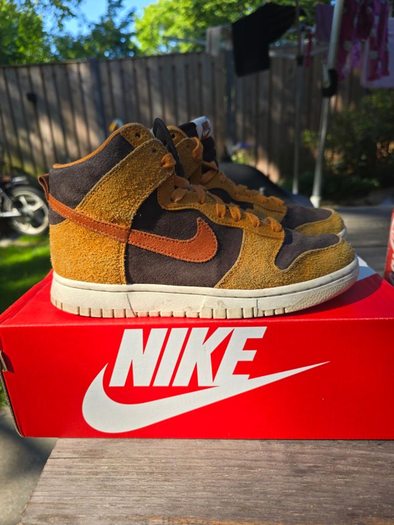 Nike Dunk High Retro PRM Velvet Brown/Dark Russet, Ophalen of Verzenden
