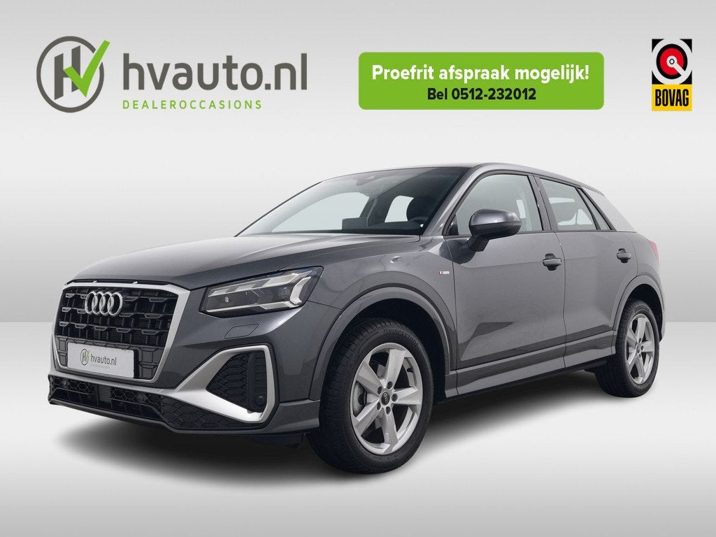 Audi Q2 35 TFSI 150PK S LINE S-TRONIC | Cruise Adaptief | Ca, Auto's, Audi, Stof, 4 cilinders, 150 pk, Origineel Nederlands
