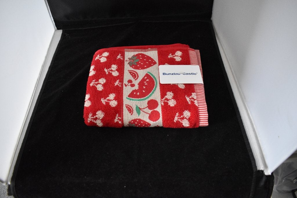 Keukendoeken Rood Fruit Bunzlau Castle servies, Overige materialen, Overige merken, Ohmstraat 20, 3861NB Nijkerk, Overige typen