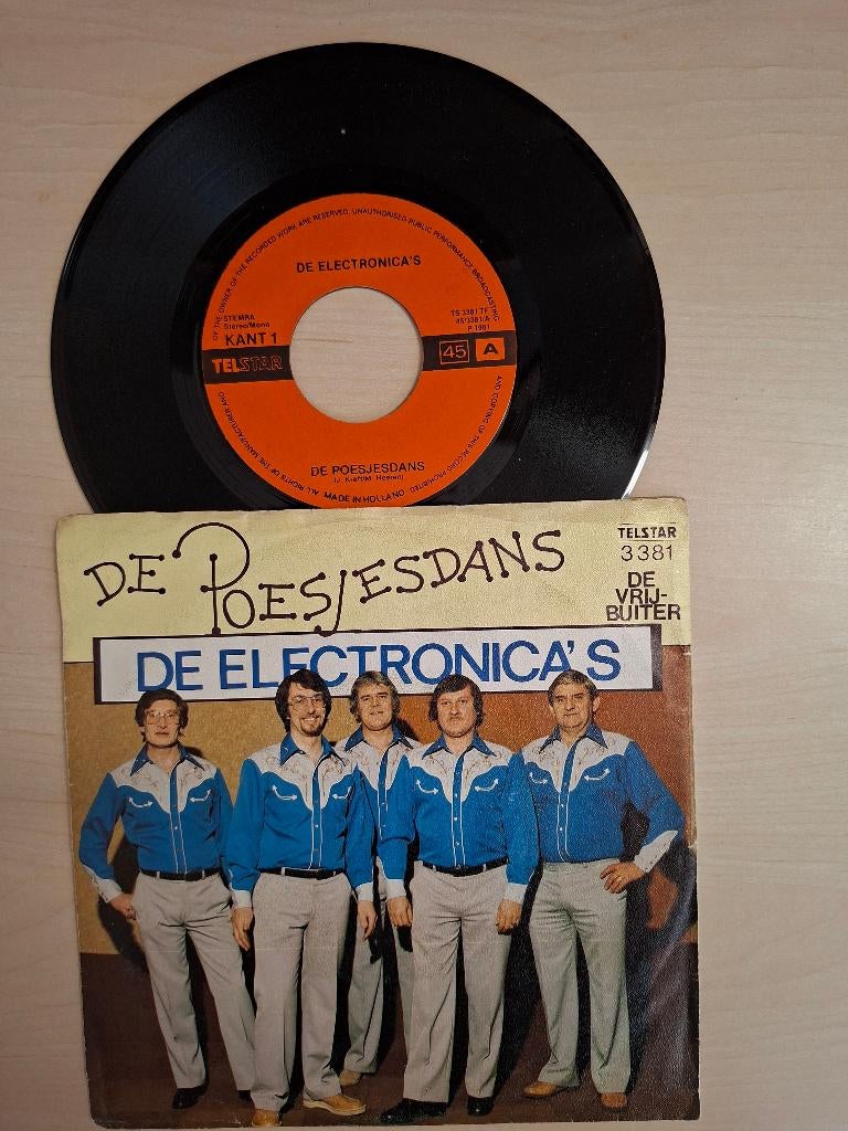 De electronica's - de poesjesdans, Cd's en Dvd's, Vinyl | Nederlandstalig, Ophalen of Verzenden, Gebruikt, 7 inch, Levenslied of Smartlap