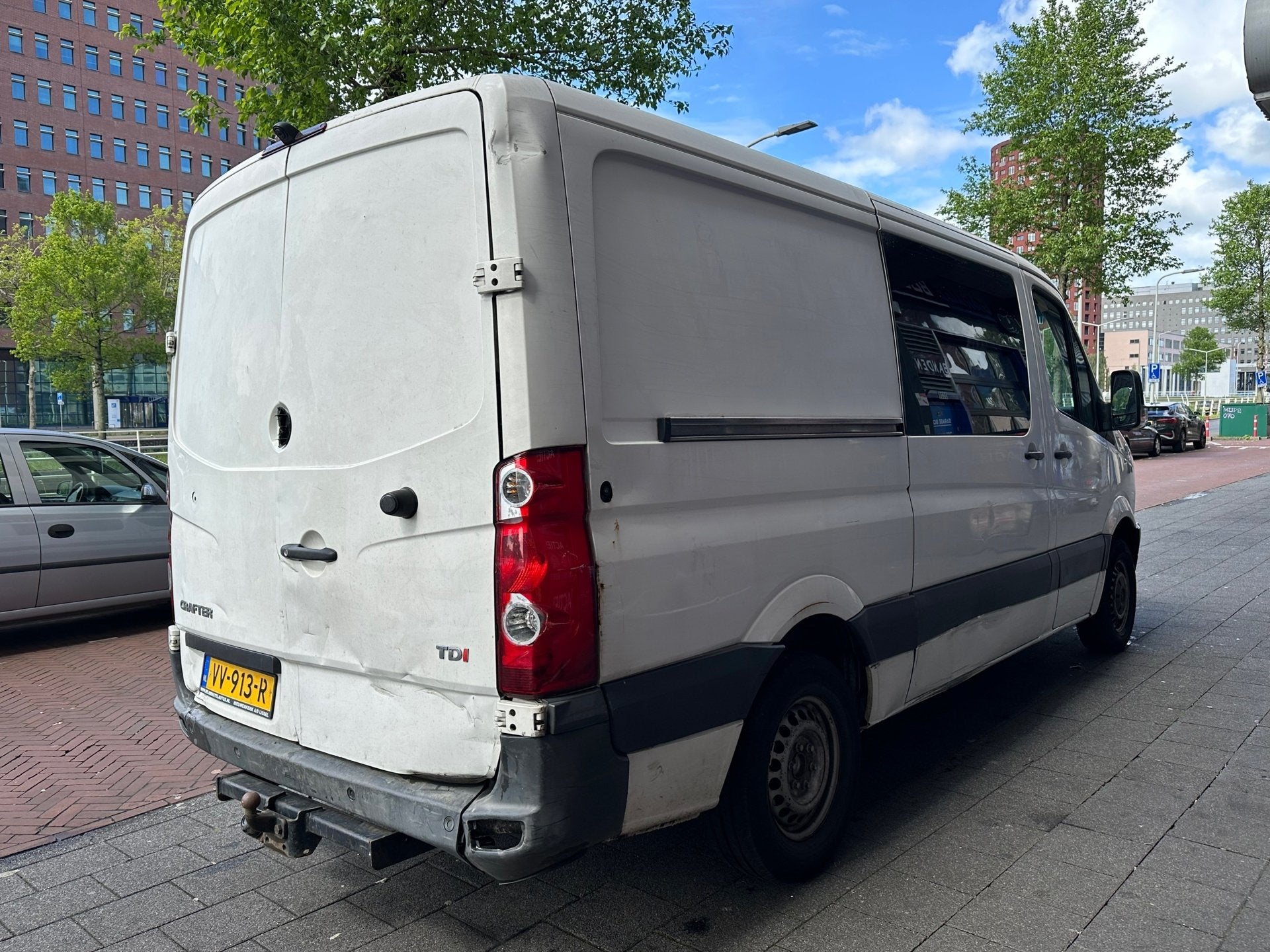 Volkswagen Crafter 30 2.0 TDI L2H2 DC Airco, Auto's, Euro 5, Gebruikt, 4 cilinders, Volkswagen