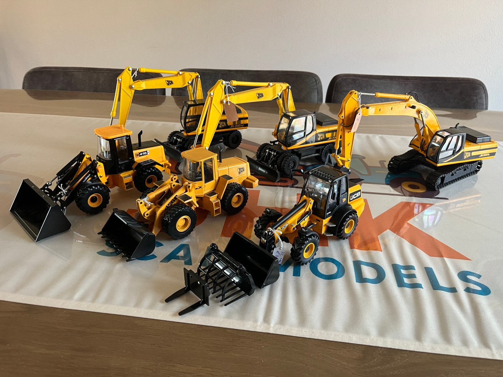 Partij JCB kranen en shovels Britains en Joal, Ophalen of Verzenden, Zo goed als nieuw, Tractor of Landbouw, Britains