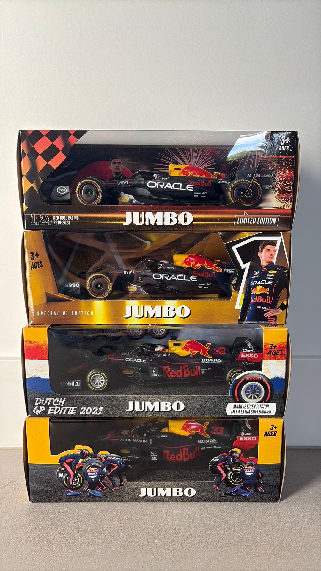 Max Verstappen jumbo modelauto, Ophalen of Verzenden, Zo goed als nieuw