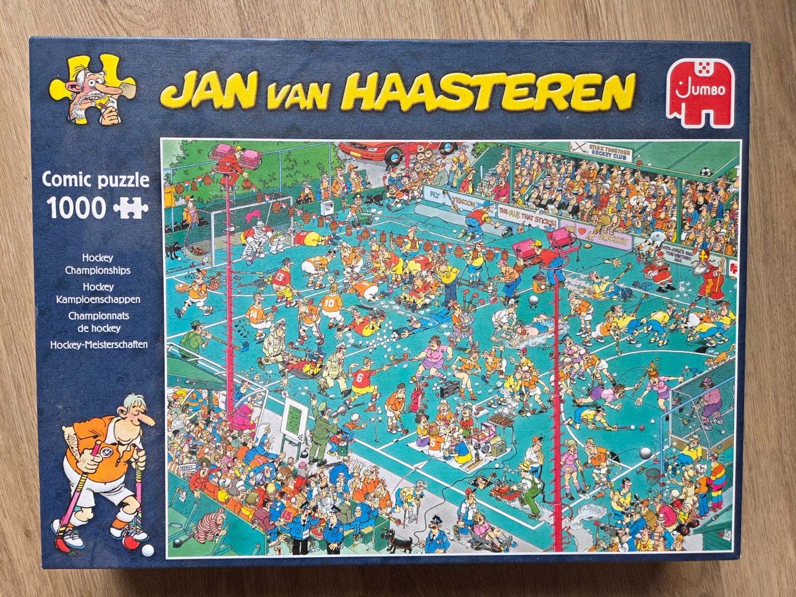 Jan van Haasteren Hockey Kampioenschappen 1000 stukjes, Ophalen, 500 t/m 1500 stukjes, Gebruikt, Legpuzzel