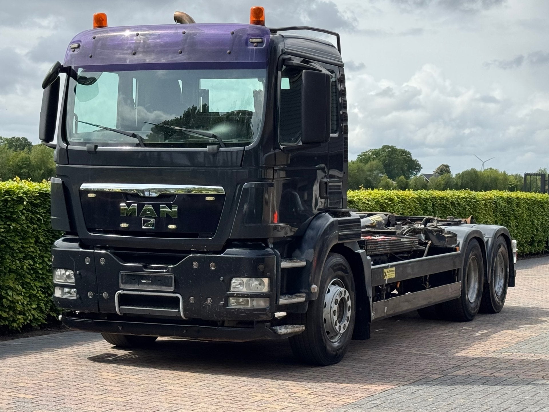 MAN TGA 6X4 HAAKARM TGA 6X4 A/C HAAKARM PALFINGER, Automaat, Elektrische ramen, MAN, Zwart