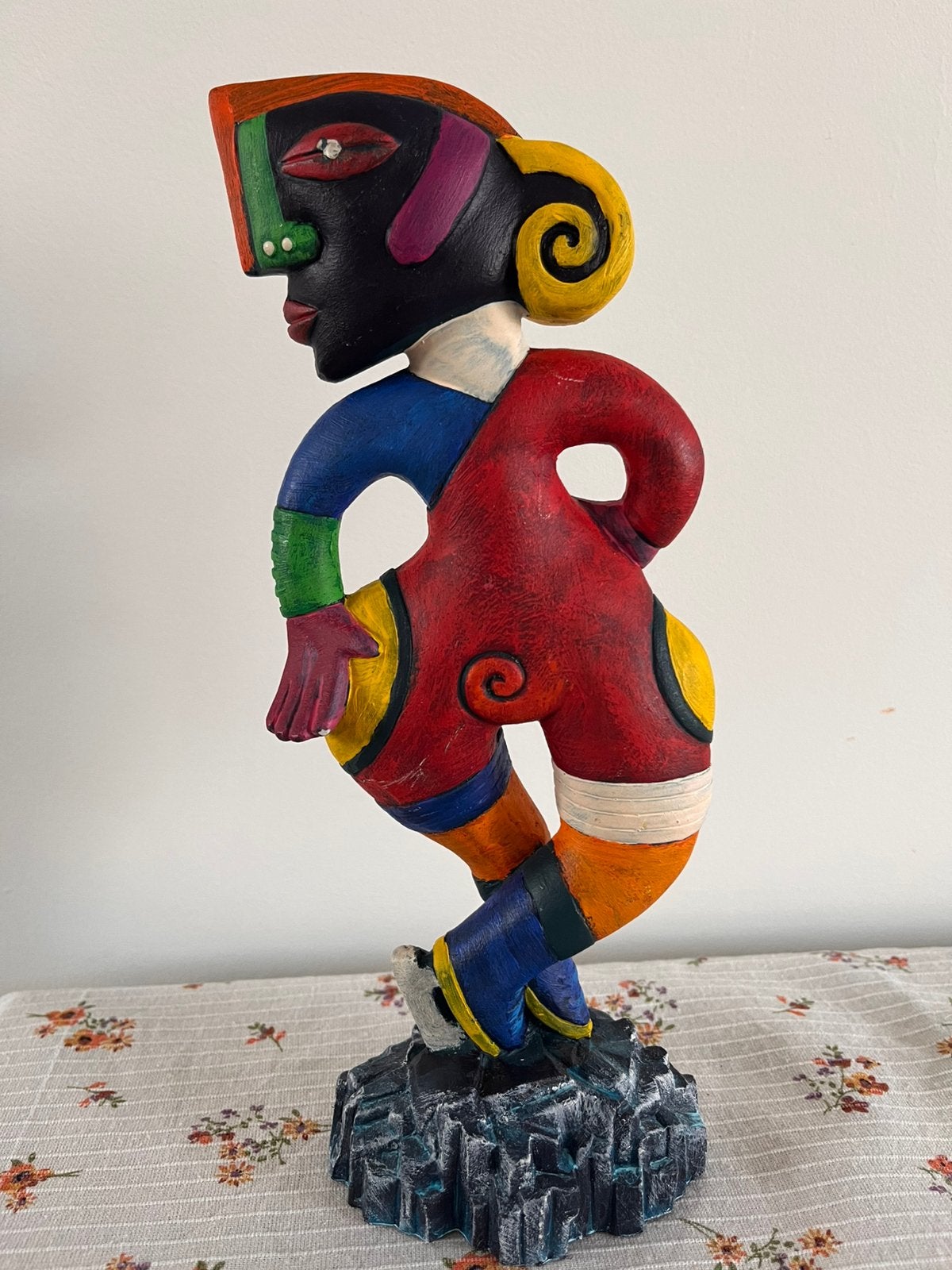 “Jump of Joy” door Clemens Briels uit 2001, Meerkleurig, Beeld, Ophalen of Verzenden, Handgemaakt