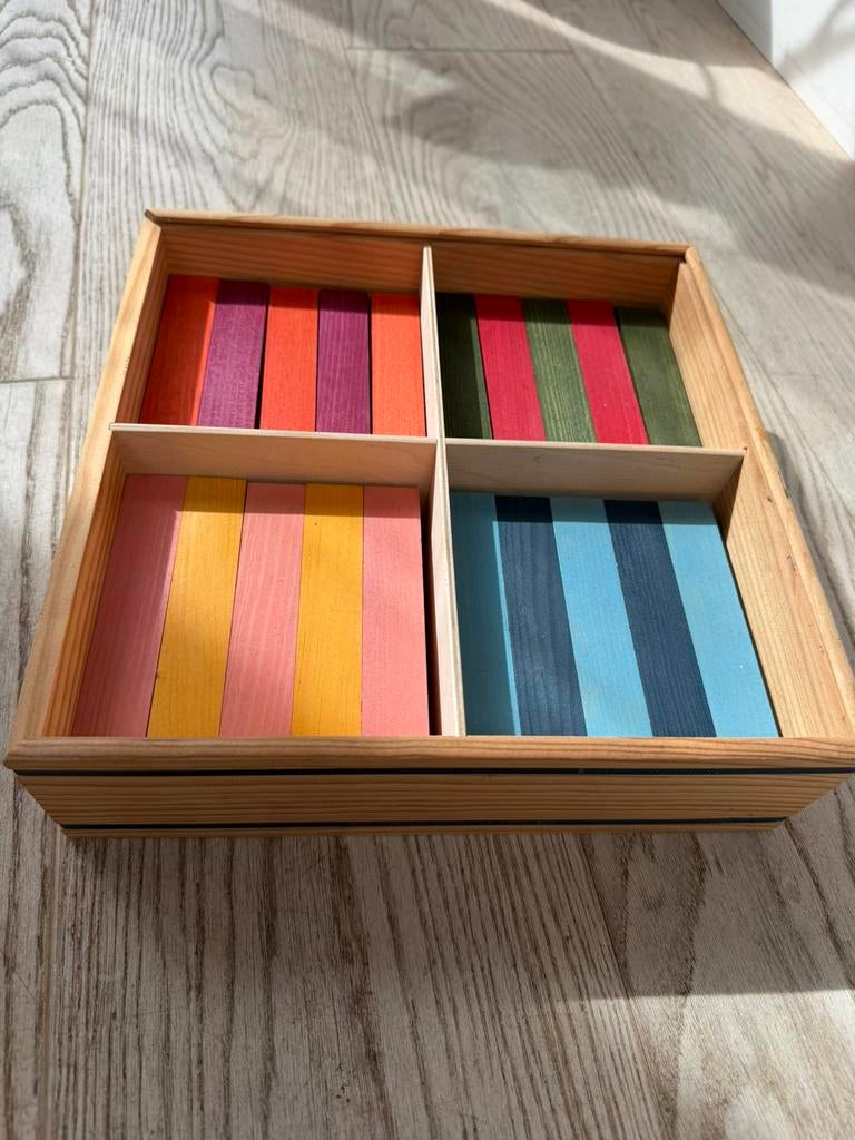 Kapla kleur 100 stuks, Kinderen en Baby's, Speelgoed | Houten speelgoed, Ophalen, Gebruikt