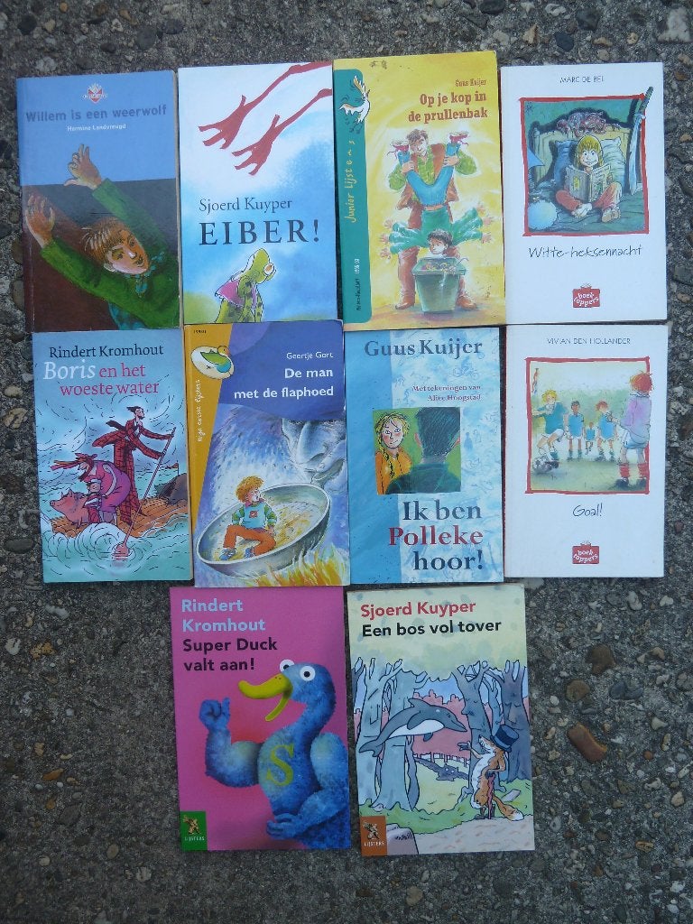 9 kinderboeken oa boektoppers en lijster boeken, Boeken, Ophalen of Verzenden, Gelezen, Fictie algemeen