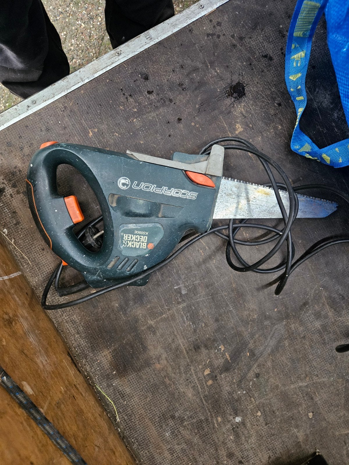 Scorpion Reciprozaag, Gebruikt, Ophalen of Verzenden, Black & Decker, Minder dan 600 watt