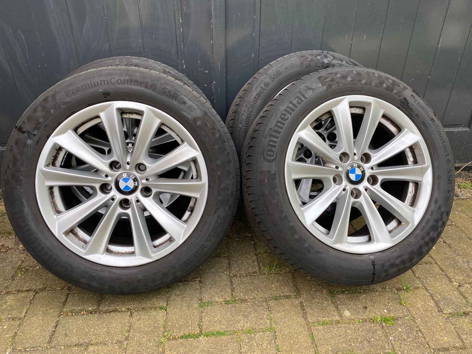Zomerbanden BMW 17 inch 225 55 17, Ophalen, Gebruikt, 17 inch, Band(en)