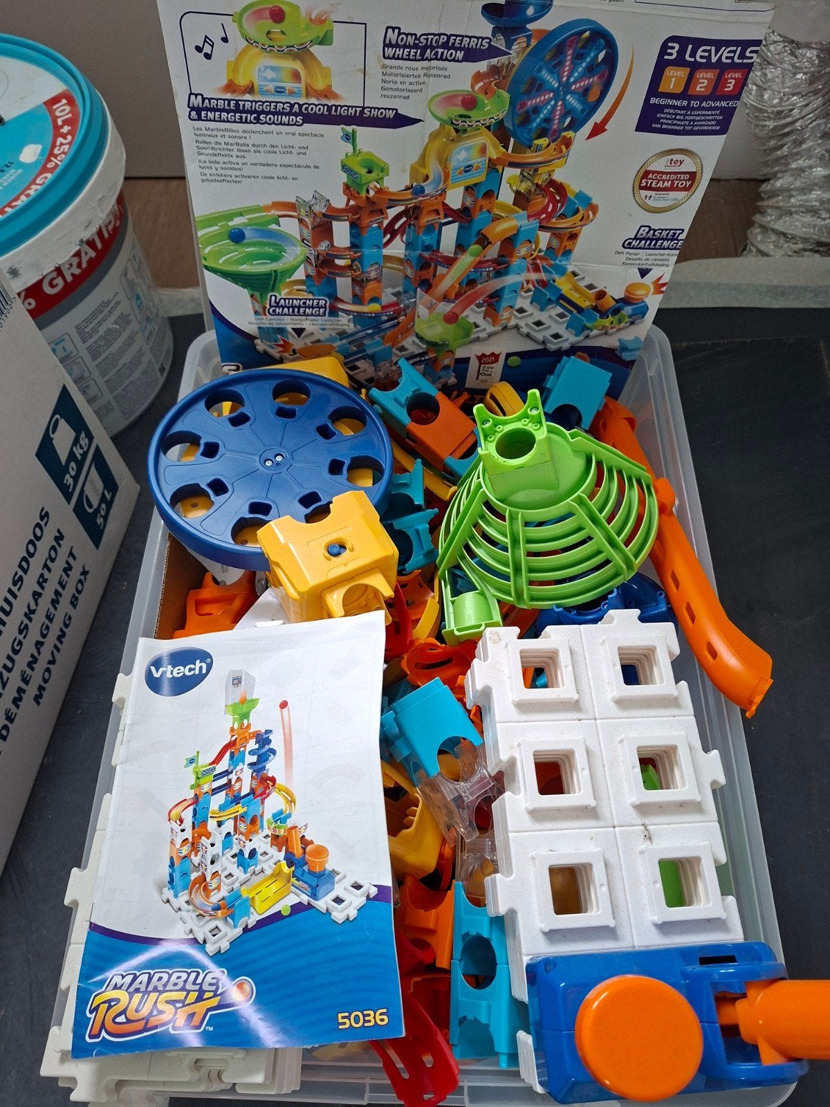 VTech Marble Rush  knikkerbaan 2 stuks, Ophalen of Verzenden, Gebruikt, Overige merken