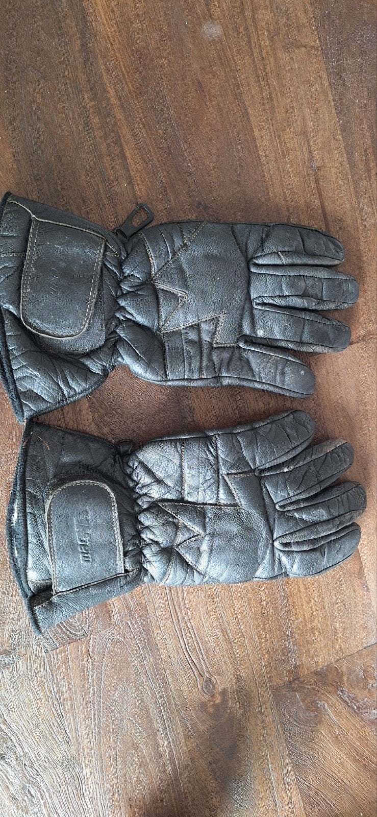 Lederen Motorhandschoenen  Maat L, Motoren, Ophalen of Verzenden, Tweedehands, Handschoenen
