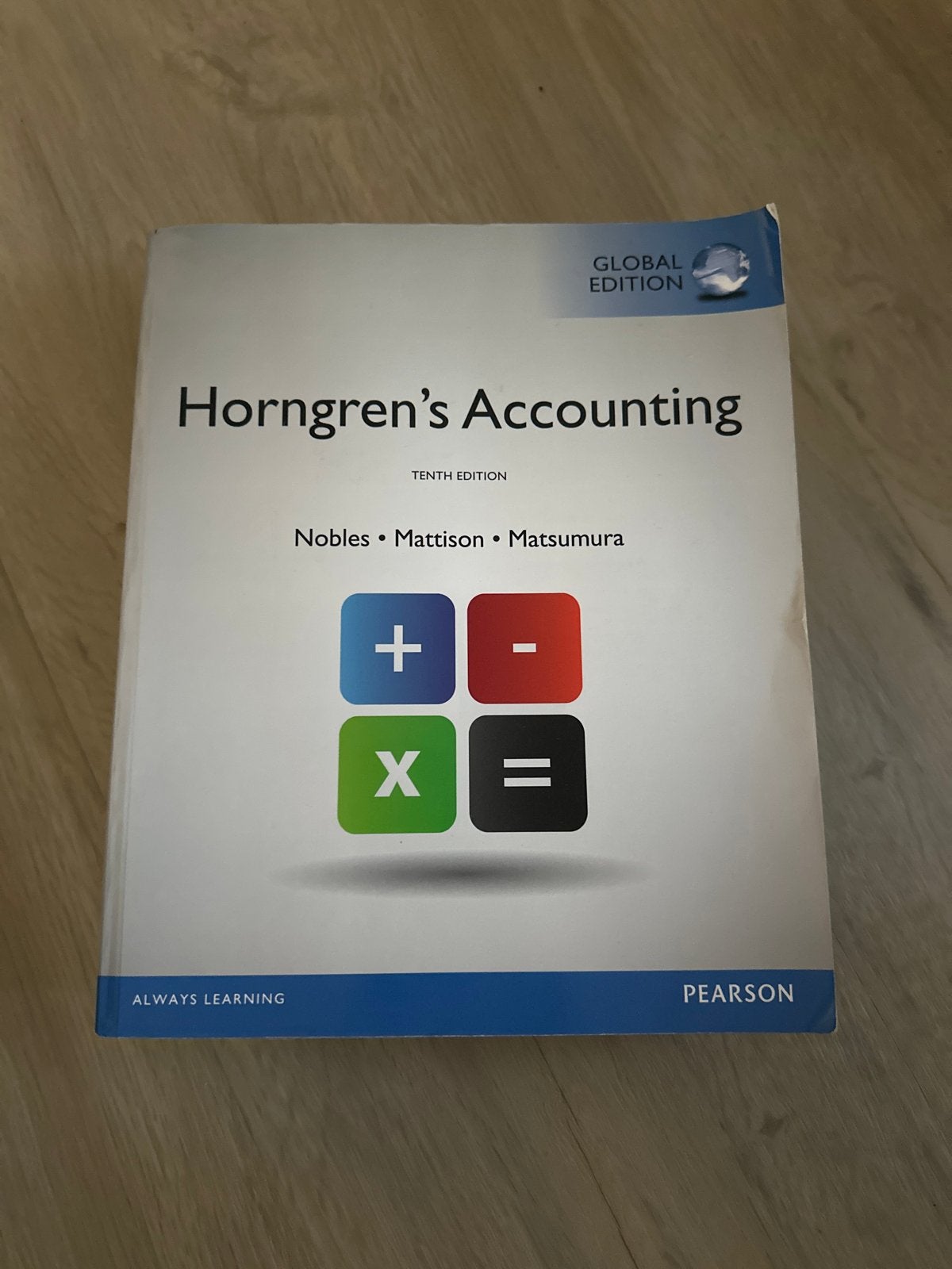 Horngren's Accounting - Tiende Editie (Global Edition), Ophalen of Verzenden, Gamma, Gelezen, HBO