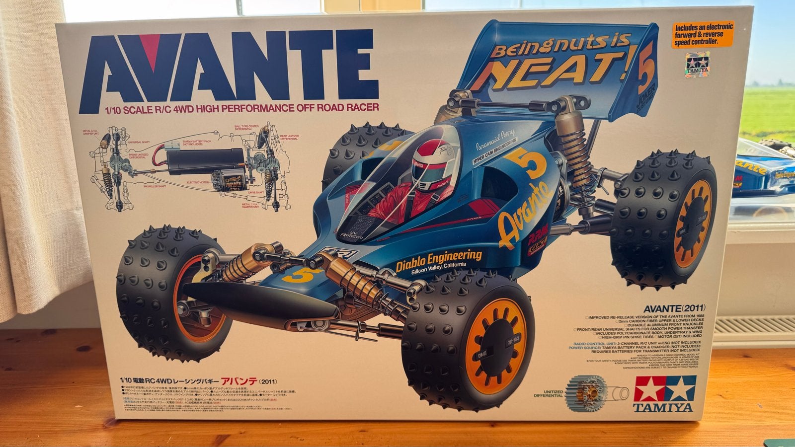 Tamiya Avante 2011 RC Offroad Racer 1:10 4WD, Elektro, Auto offroad, Ophalen of Verzenden, Zo goed als nieuw