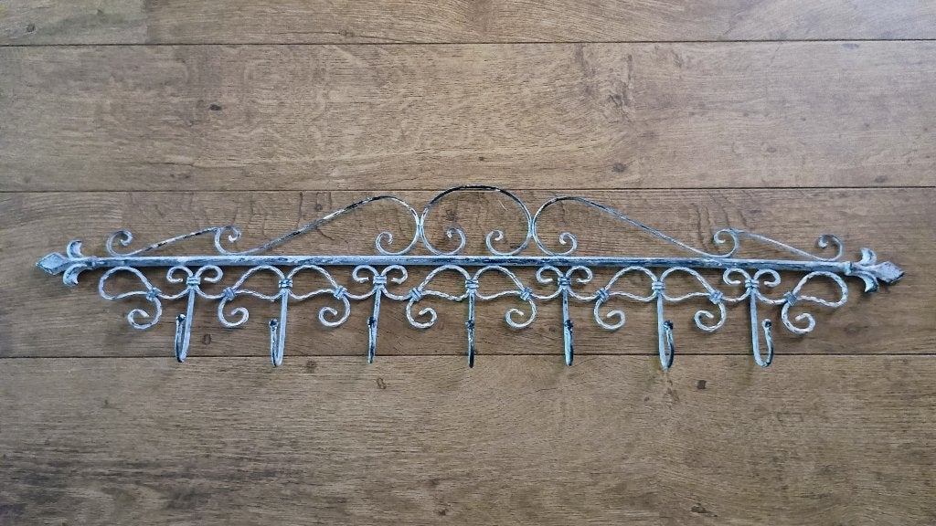 Brocante metalen kapstok, Huis en Inrichting, Woonaccessoires | Kapstokken, Zo goed als nieuw, Minder dan 100 cm, Metaal, Ophalen