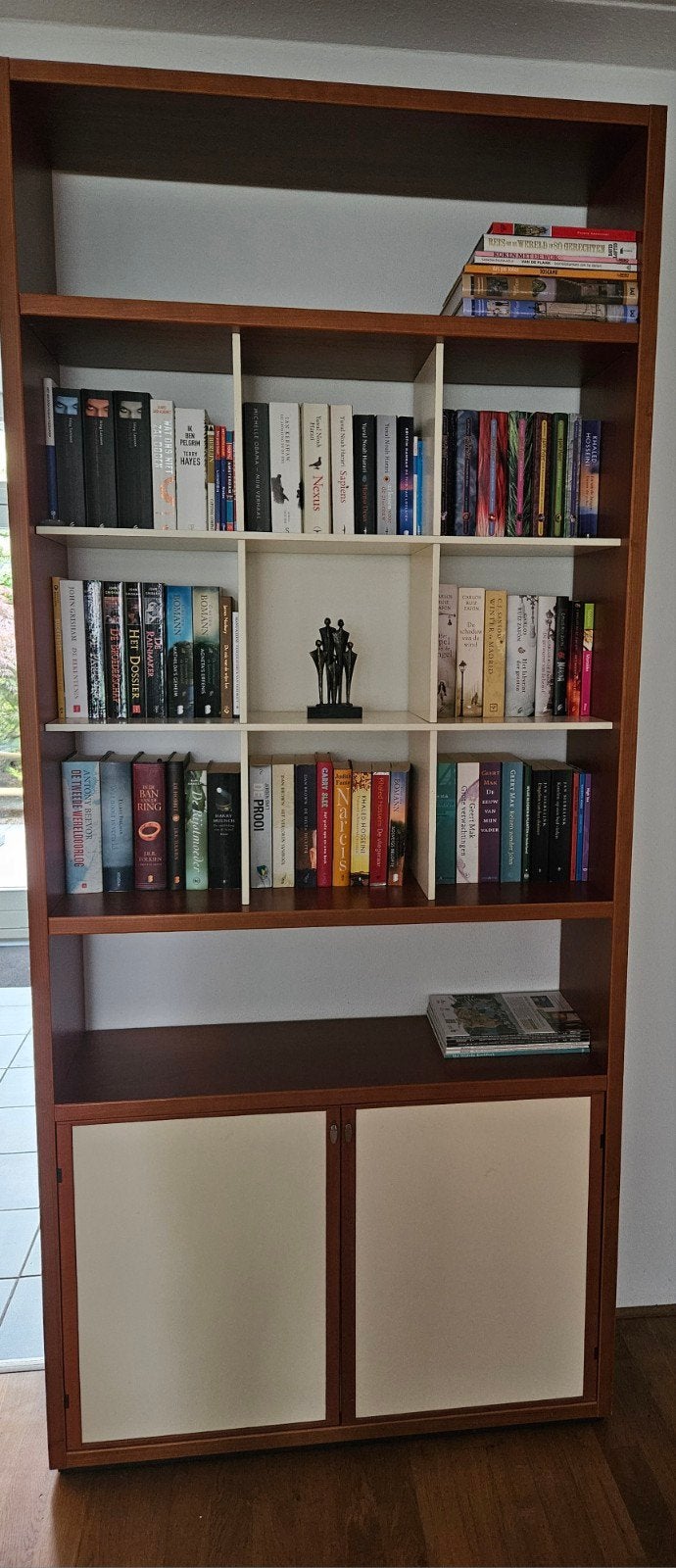 Wandmeubel, Huis en Inrichting, Kasten | Boekenkasten, Ophalen, Gebruikt, 200 cm of meer, Kersenhout