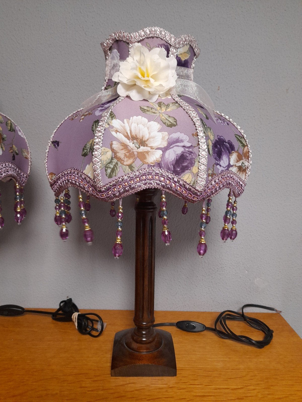 Mooie Victoriaanse lampen kappen 100.00 p.s, Ophalen of Verzenden, Zo goed als nieuw, Rechthoekig, Minder dan 25 cm